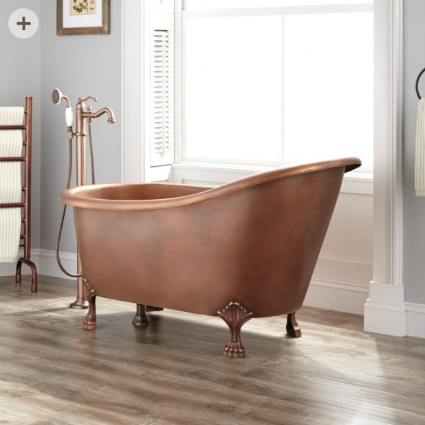 Copper Slipper Bath - Just Arrived