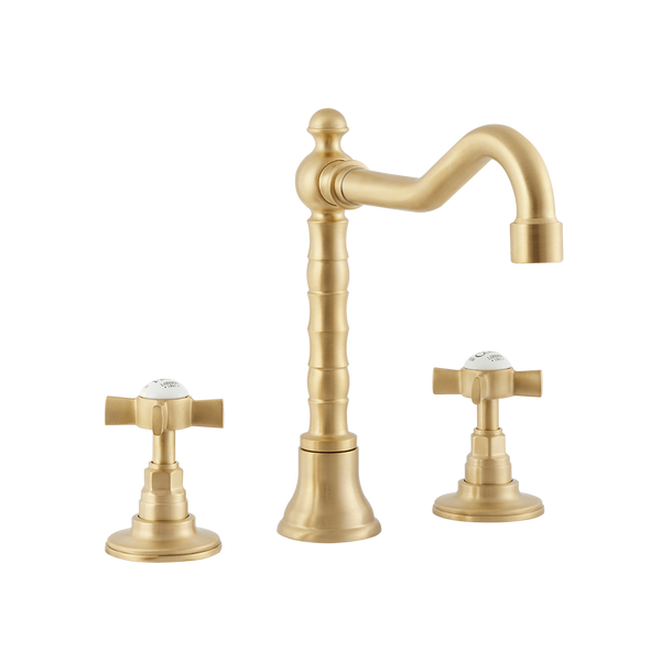 English Lever Taps - English Tap Spout - Cross Handles