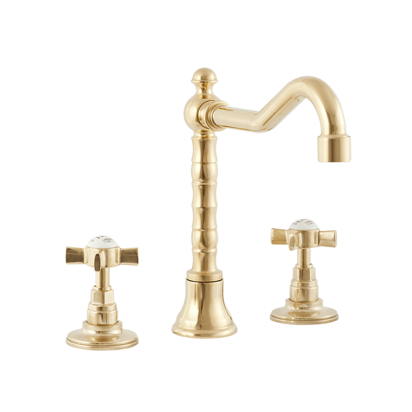 English Lever Taps - English Tap Spout - Cross Handles