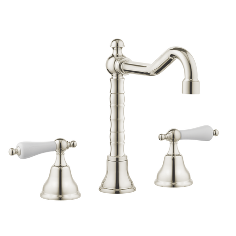 English Lever Taps - English Tap Spout - Porcelain Levers