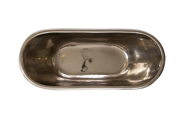 Plumb Copper External Shiny Nickel Internal Copper Apron Bath