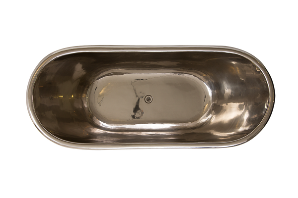 Plumb Copper External Shiny Nickel Internal Copper Apron Bath