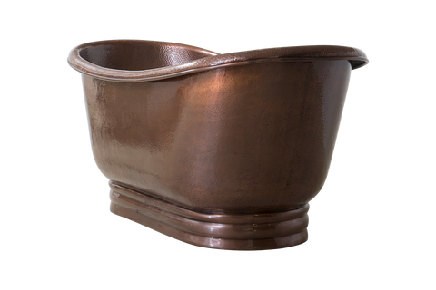 Hammered Freestanding Copper Bath