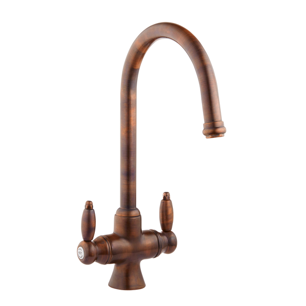 Victorian Kitchen Tap - Porcelain Levers