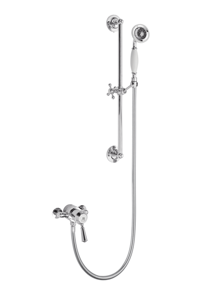 Traditional Shower With Flexible Kit - Metal Lever