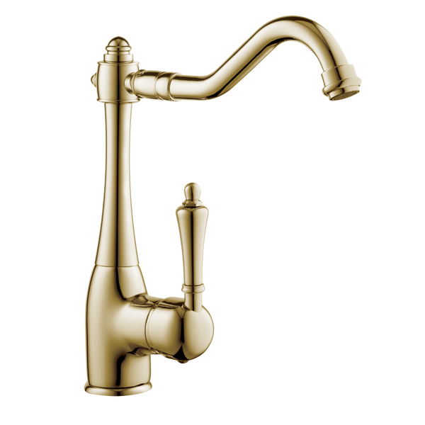 Traditional Kitchen Tap - Porcelain Lever