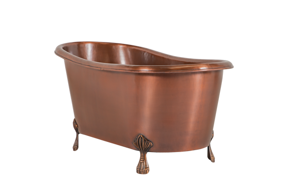 Copper Slipper Bath