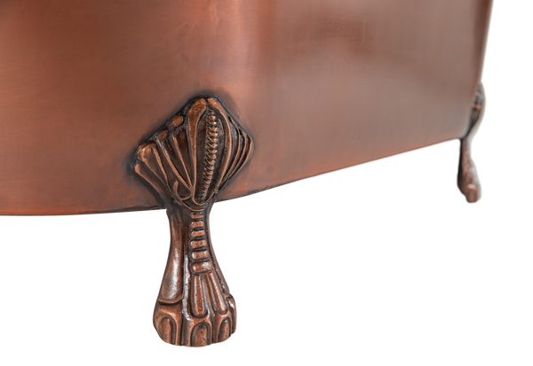 Copper Slipper Bath