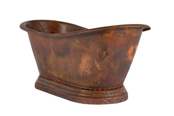 Copper Bateaux Bath