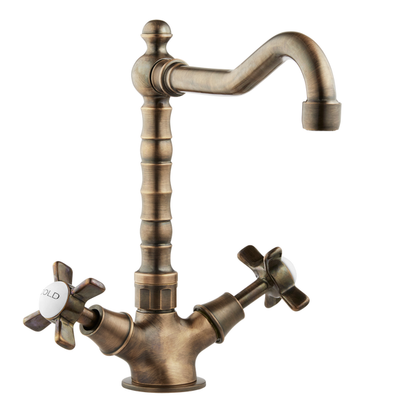 Country Kitchen Tap - Porcelain Levers