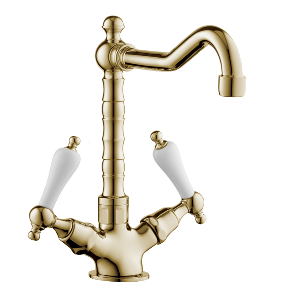 Country Kitchen Tap - Metal Levers