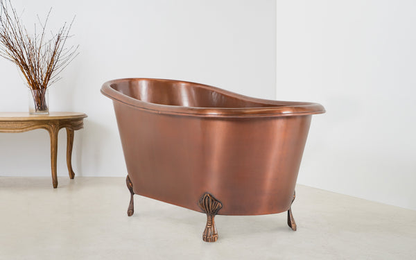 Copper Slipper Bath