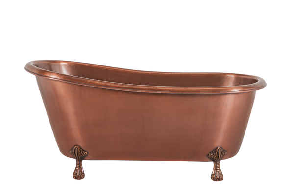 Copper Slipper Bath