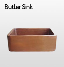 Copper Butler Sink - Large
